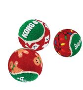 Kong - Kerst squeakair ballen 6 stuks