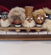 Vintage flessenstop Viking Deens Teak