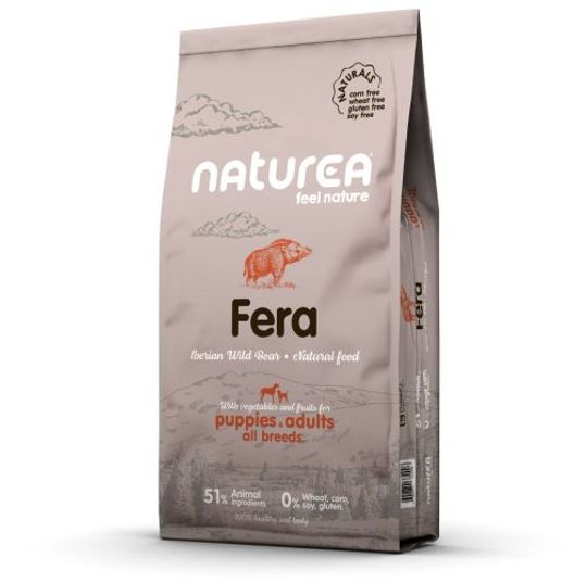 Naturea hond - naturals droogvoer Fera adult verkrijgbaar in 2kg &amp; 12kg