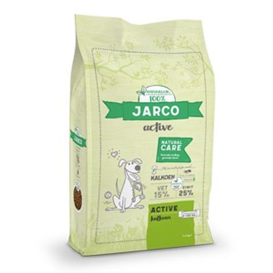 Jarco hond - active kalkoen verkrijgbaar in 2.5kg &amp; 12.5kg