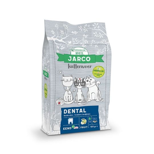 Jarco kat - premium vers vlees droogvoer dental adult 2kg