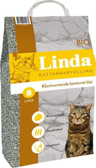 Linda - Bio kattenbakvulling verkrijgbaar in 8l &amp; 20l