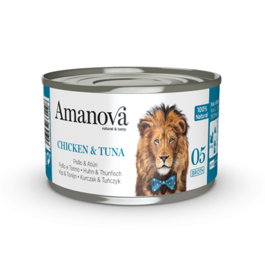 Amanova blikvoeding -  05 Chicken &amp; Tuna 70 gram