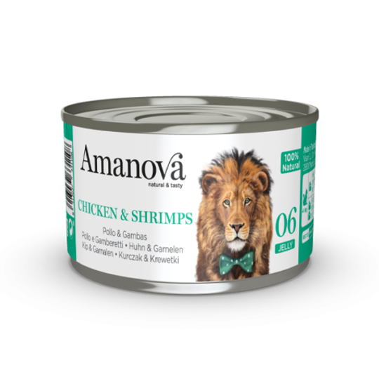 Amanova blikvoeding - 06 Chicken &amp; Shrimps 70 gram
