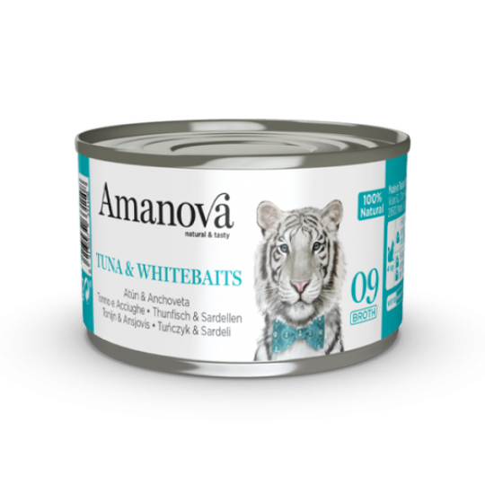 Amanova blikvoeding - 09 Tuna &amp; Whitebaits 70 gram