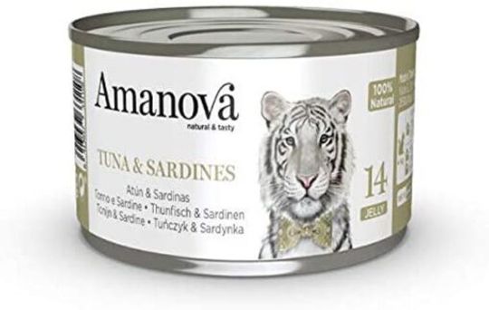 Amanova blikvoeding - 14 Tuna &amp; Sardines 70g