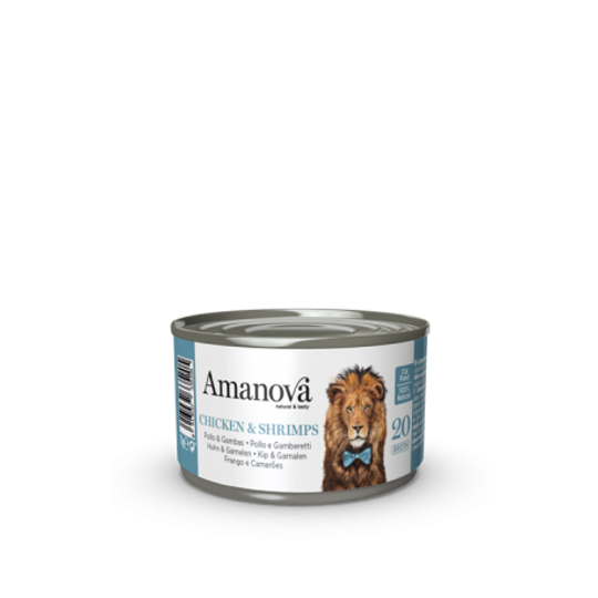 Amanova blikvoeding - 20 Chicken &amp; Shrimps 70 gram
