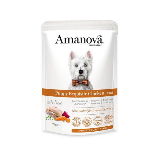  Amanova - P08 Puppy Exquisite Chicken verkrijgbaar in 100gr &amp; 300gr