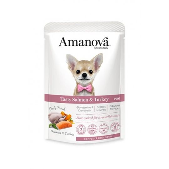 Amanova - P06 Tasty Salmon + Turkey verkrijgbaar in 100gr &amp; 300gr