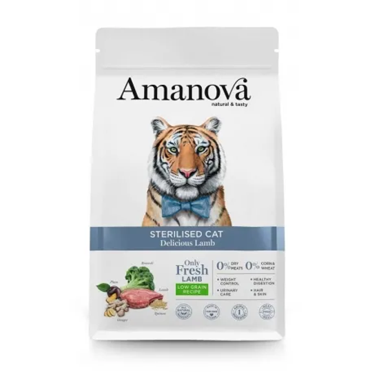 Amanova - Sterilised Delicious Lamb verkrijgbaar in 300 gr, 1,5 kg &amp; 4 kg