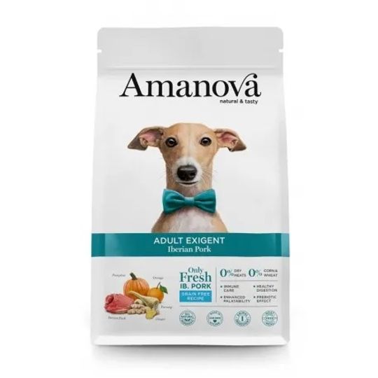 Amanova - Adult Exigent Iberian Pork verkrijgbaar in 2 &amp; 10 kg