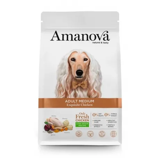 Amanova - Adult Medium Exquisite Chicken verkrijgbaar in 2 &amp; 12 kg