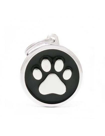 My Family - ID tag Classic Big Red Circle Paw in diverse kleuren