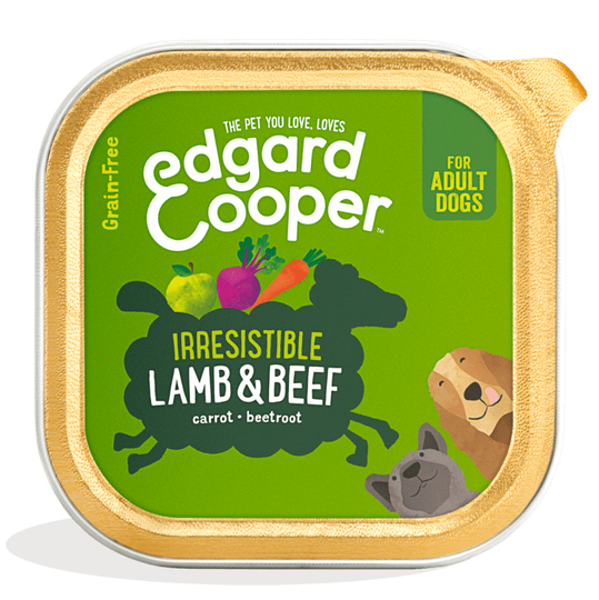 Edgard &amp; Cooper - kuipje lamb &amp; beef verkrijgbaar in 150gr &amp; 300gr Adult