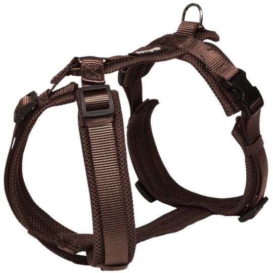 Petlando mesh y-comfort harness mokka - verkrijgbaar in de maten xs t/m xxl
