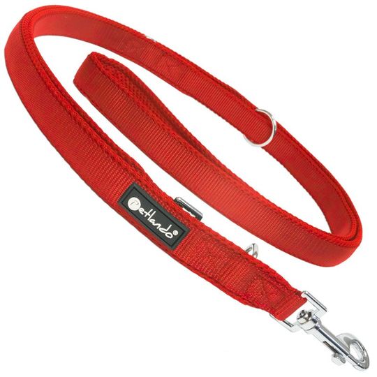 Petlando mesh adjustable leash rood - verkrijgbaar in de maten s, m &amp; l
