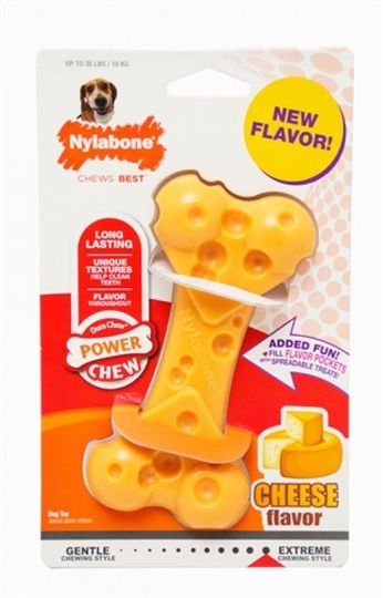 Nylabone - Dura Chew Cheese Bone verkrijgbaar in s &amp; l