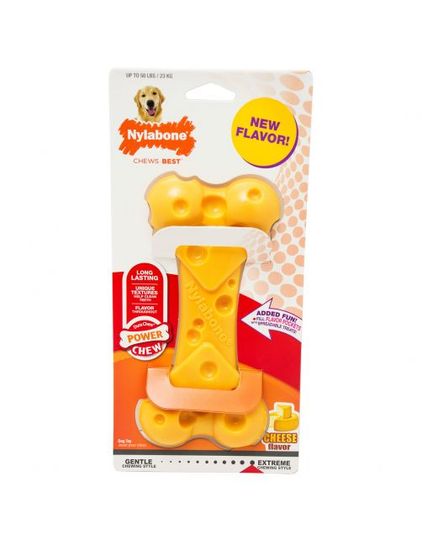 Nylabone - Dura Chew Cheese Bone verkrijgbaar in s &amp; l