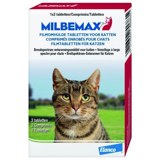 Milbemax kat klein 2 tabletten