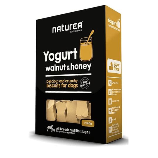 Naturea - Dog Biscuits yoghurt, walnoot en honing 140gr