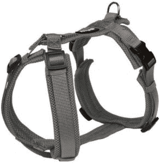 Petlando mesh y-comfort harness antraciet- verkrijgbaar in de maten xs t/m xxl