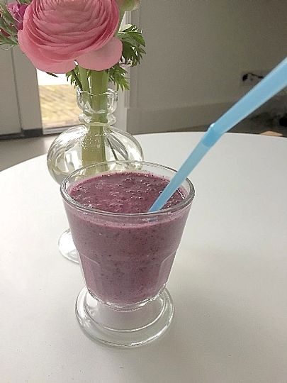 Heerlijke vruchtenshake als ontbijt!