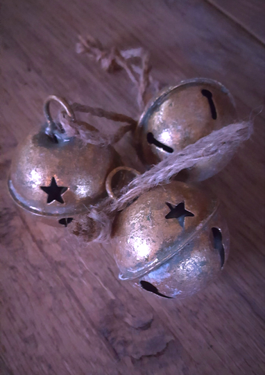 Gouden kerstballen 8 cm