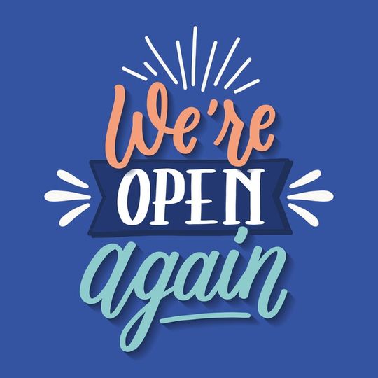 We are open!