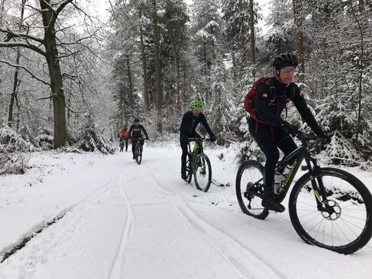 Trainen in koude omstandigheden