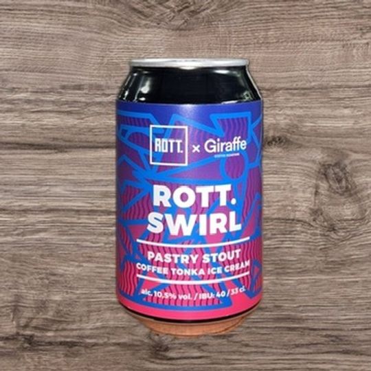 Rott. x Giraffe  Rott. Swirl Pastry Stout Coffe Tonca Ice Cream 10,5% alc 33cl