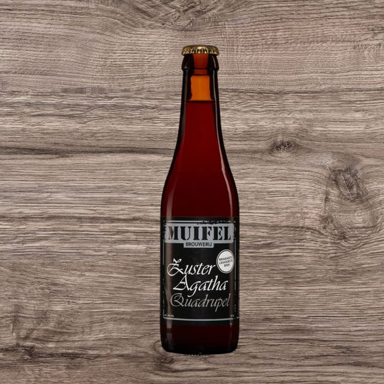 Muifel Zuster Agatha Quadrupel 10% alc 33cl