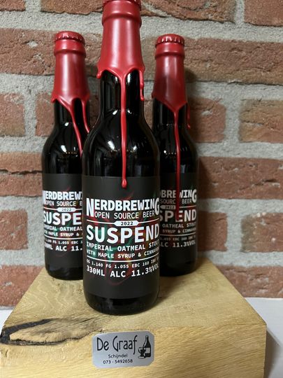 Nerdbrewing Brewing Suspend Imperial Oatmeal Stout 11.3% alc. 33cl