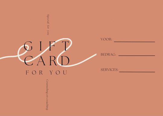 Giftcard t.w.v. € 60,00 