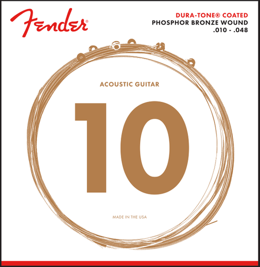 Fender Snaren Akoestisch Dura-Tone Ph. Bronze .010 