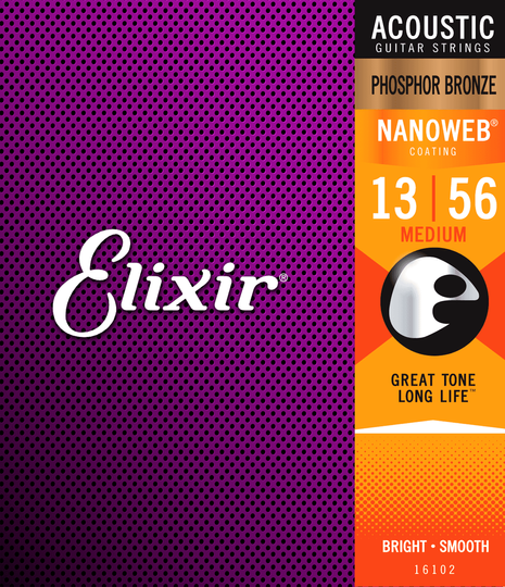 Elixir Acoustic Nanoweb Ph-B 13-56