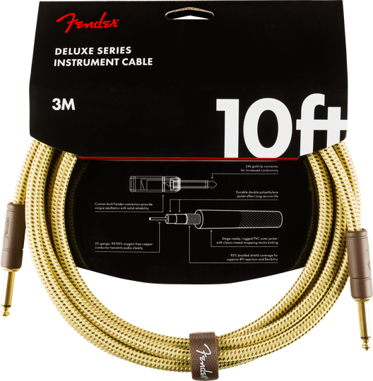 Fender Deluxe Instrument Cable 3m