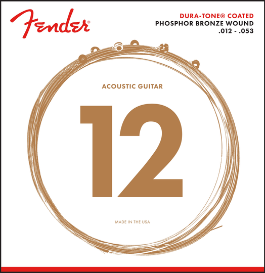 Fender Snaren Akoestisch Dura-Tone Ph. Bronze .012