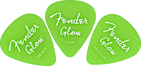 Fender Glow In The Dark Plectrums (12)