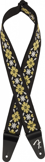 Fender Pasadena Woven Strap Yellow Clover