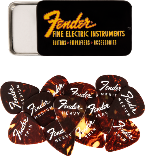 Fender Fine Electric Pick Tin (12)