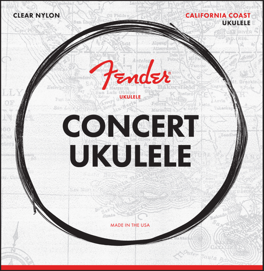 Fender Snaren Concert Ukelele 