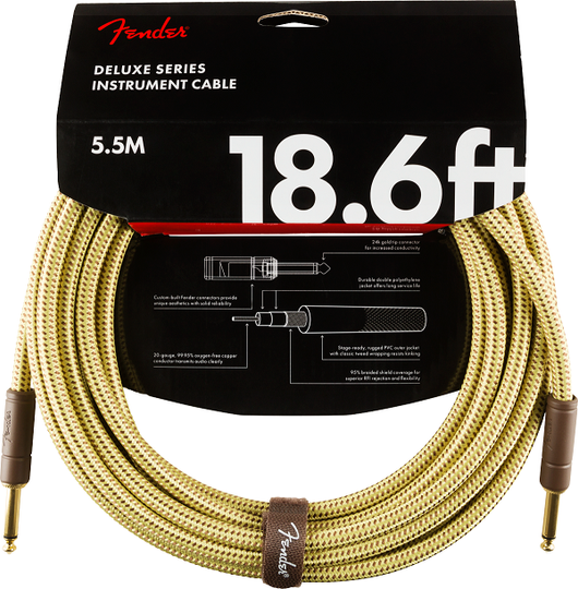 Fender Deluxe Instrument Cable 5.5m