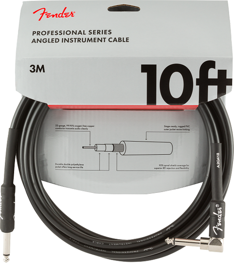 Fender Pro Instrument Cable Angl 3M 