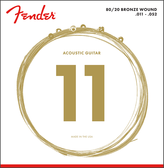 Fender Snaren Akoestisch Bronze .011 - .052