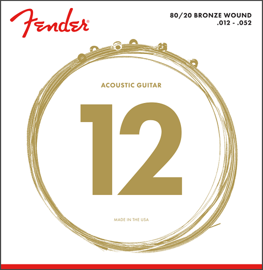 Fender Snaren Akoestisch Bronze .012 - .052