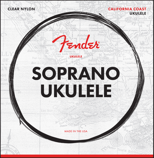 Fender Snaren Sopraan Ukelele