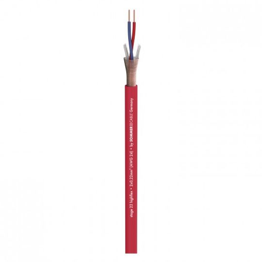 Sommer Stage 22 Highflex Microfoonkabel Rood