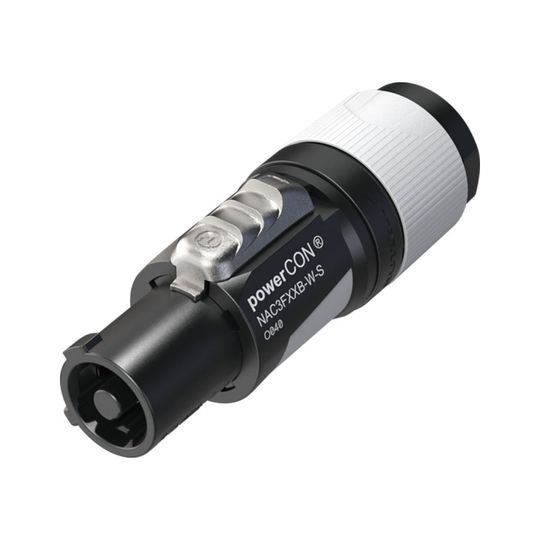 Neutrik NAC3FXXB-W-S Powercon Connector