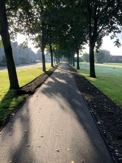 Werkzaamheden fiets- wandelpaden vorderen gestaag