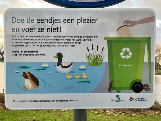 Eendjes voeren? Liever niet!